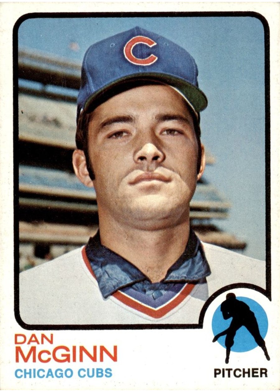 1973 Topps #527 Dan McGinn, Chicago Cubs