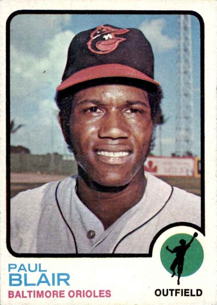 1973 Topps #528 Paul Blair, Baltimore Orioles