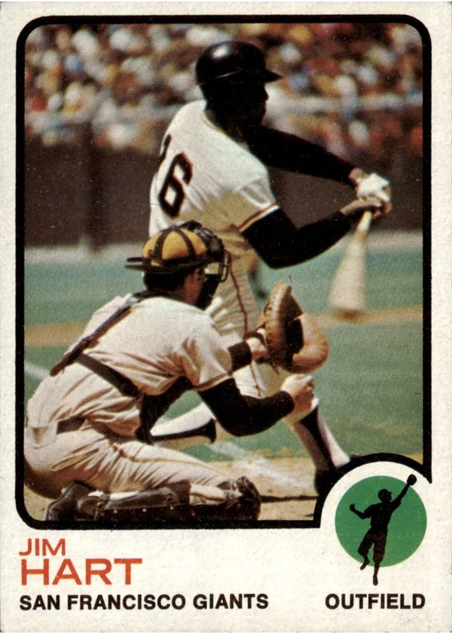 1973 Topps #538 Jim Hart, San Francisco Giants