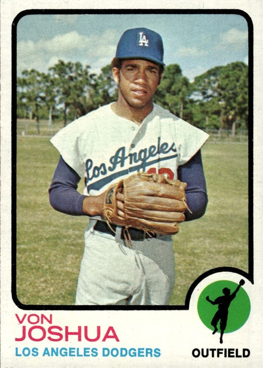 1973 Topps #544 Von Joshua, Los Angeles Dodgers