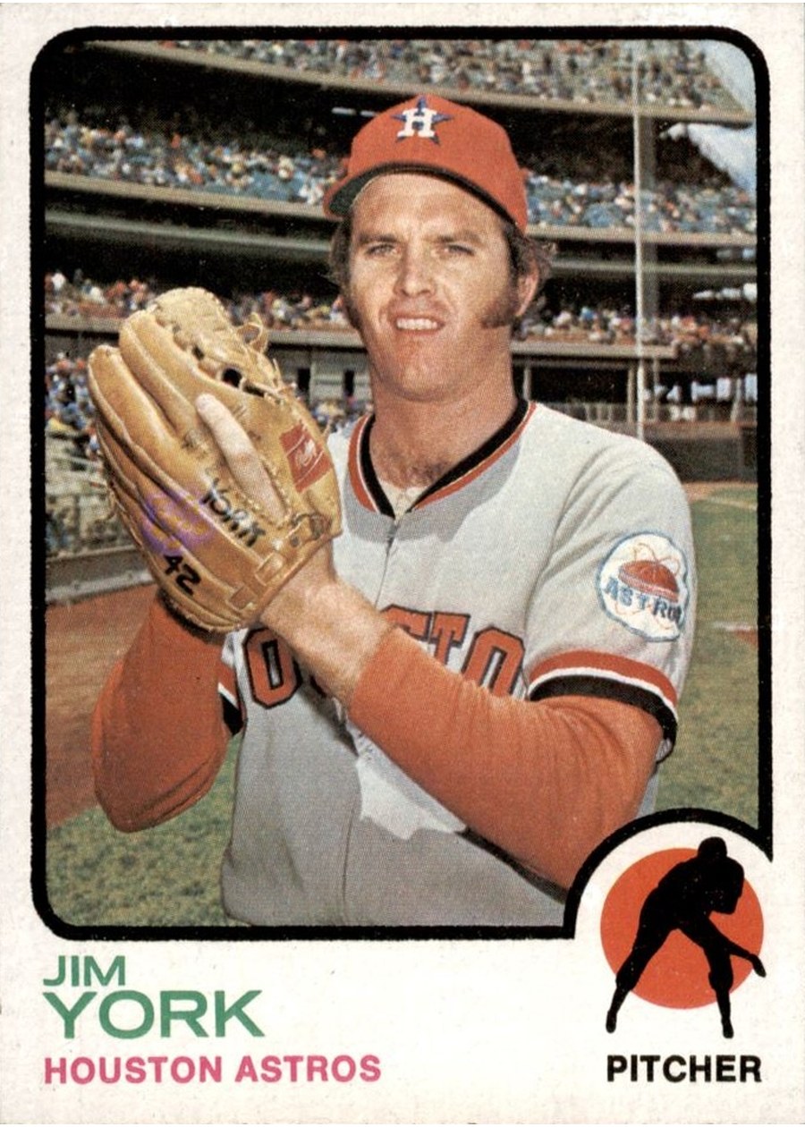 1973 Topps #546 Jim York, Houston Astros