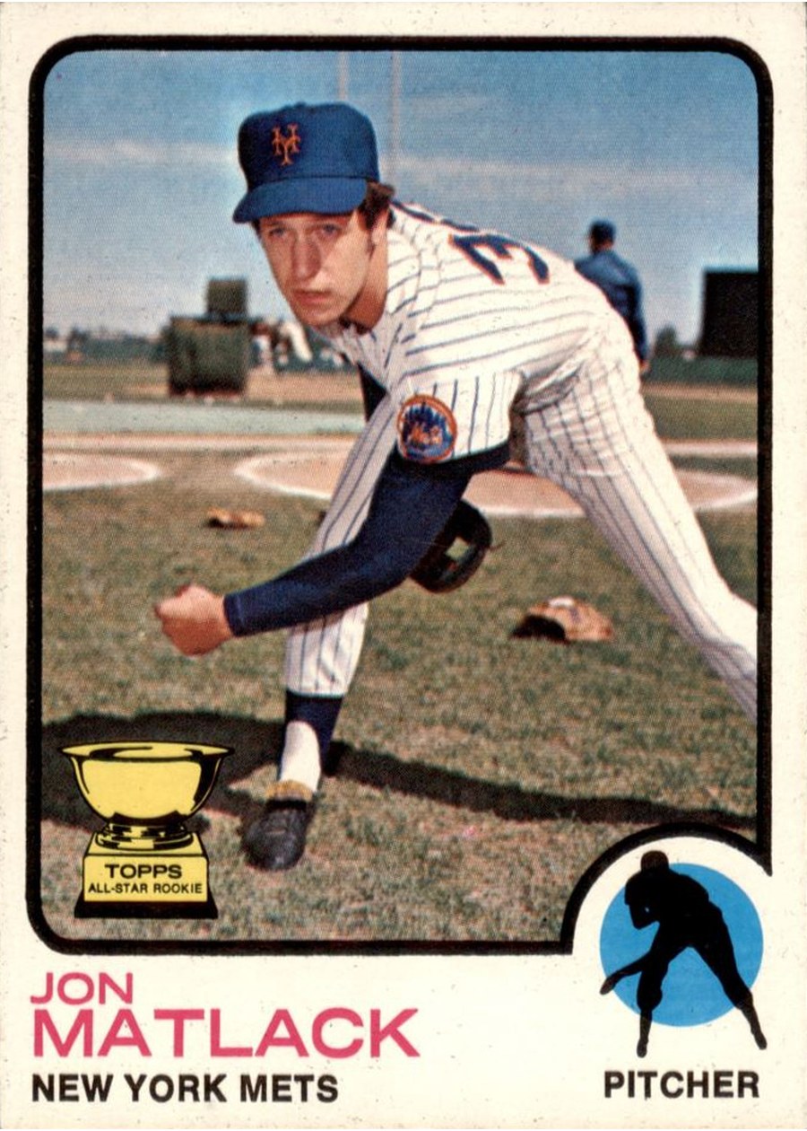 1973 Topps #55 Jon Matlack, New York Mets
