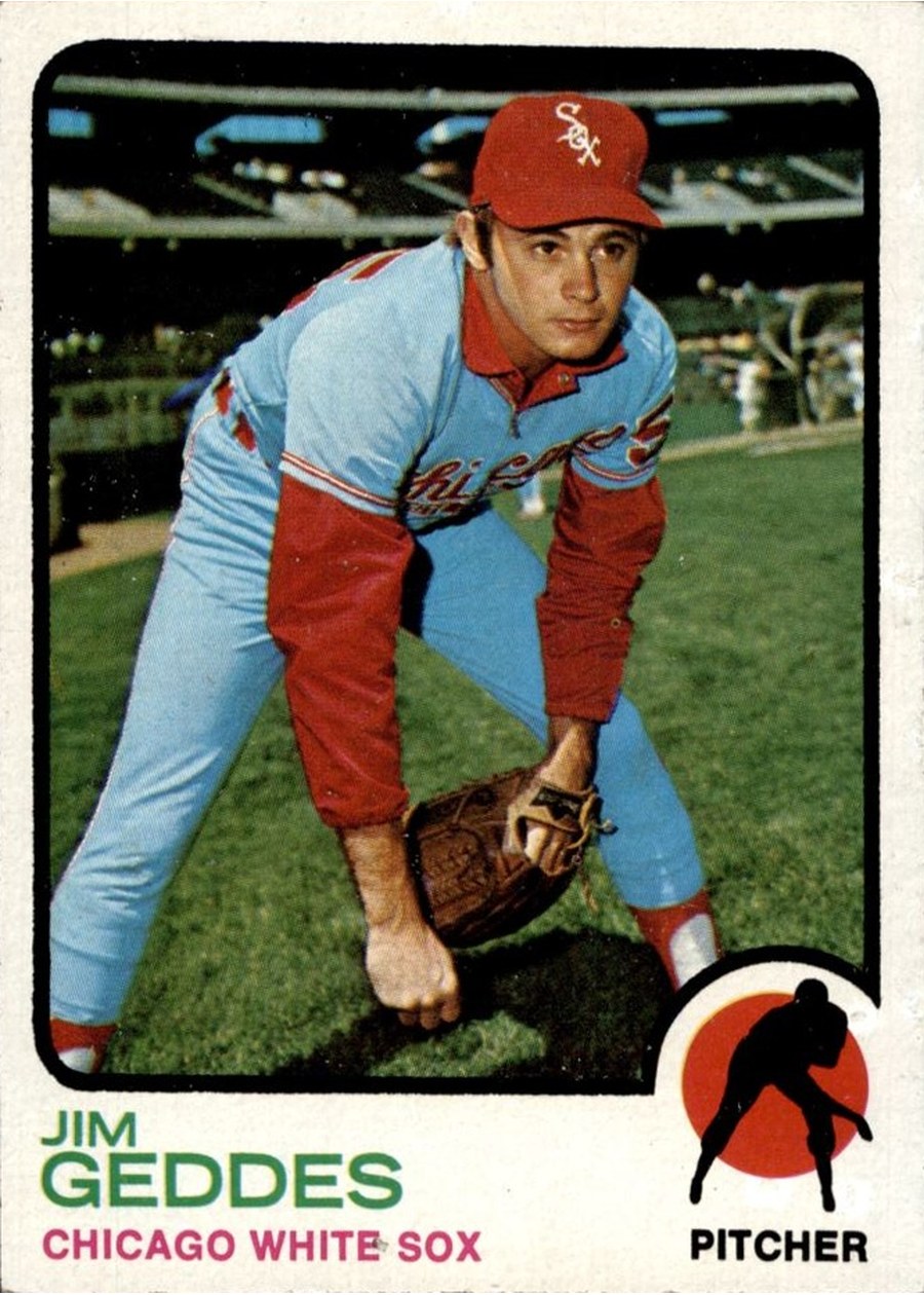 1973 Topps #561 Jim Geddes, Chicago White Sox