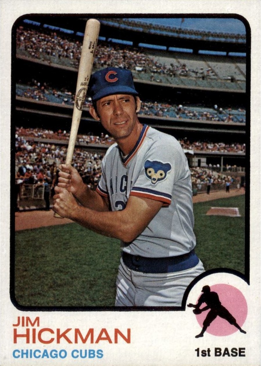 1973 Topps #565 Jim Hickman, Chicago Cubs