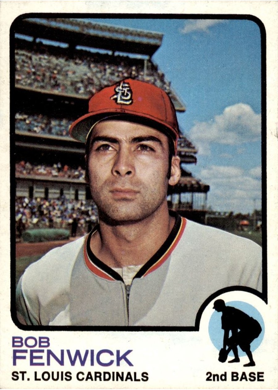 1973 Topps #567 Bob Fenwick, St. Louis Cardinals