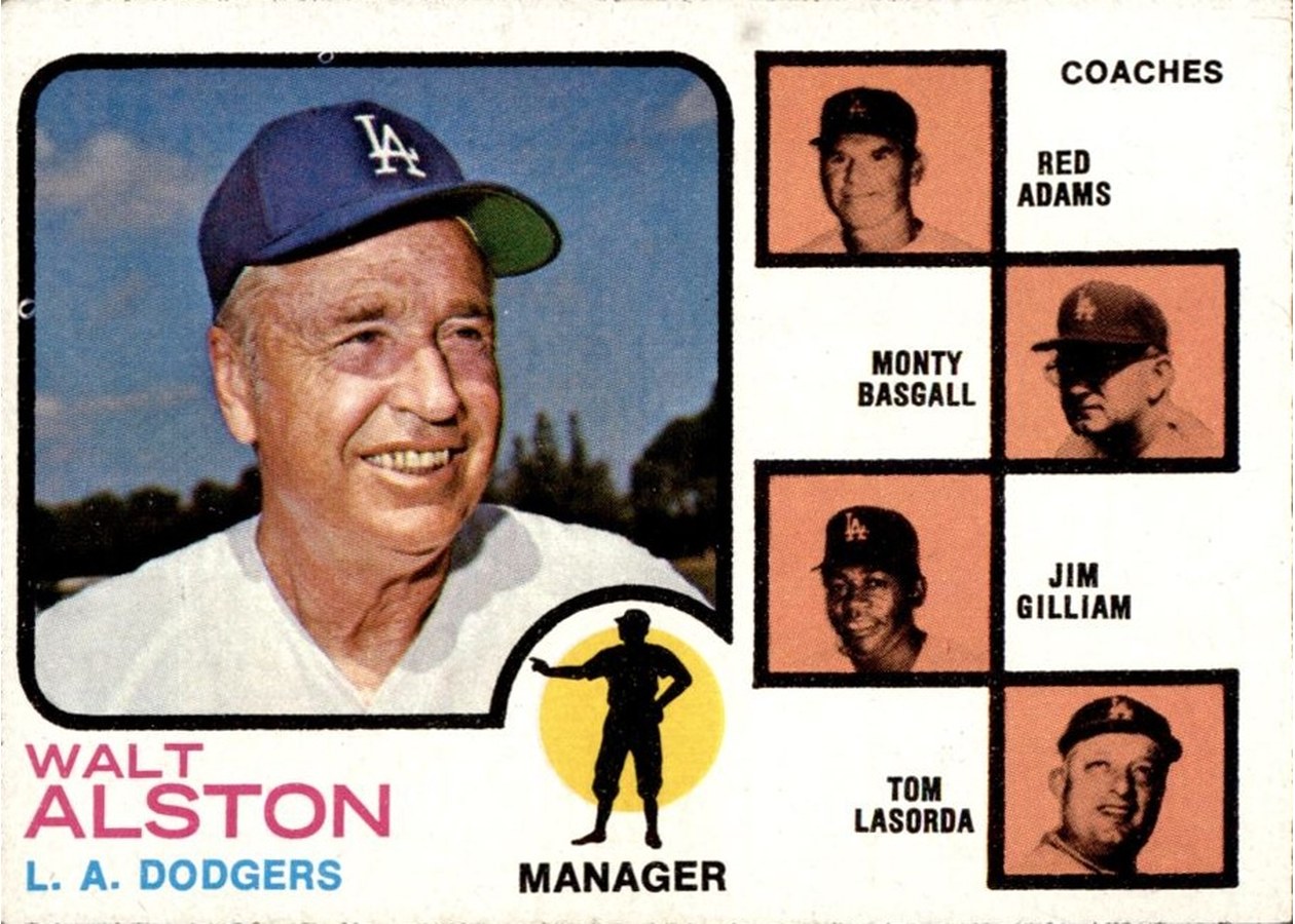 1973 Topps #569 Dodgers Field Leaders, Los Angeles Dodgers