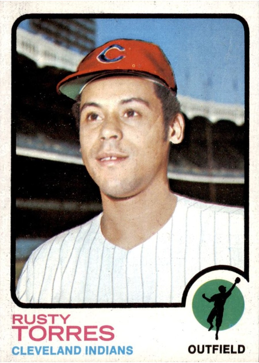 1973 Topps #571 Rusty Torres, Cleveland Indians