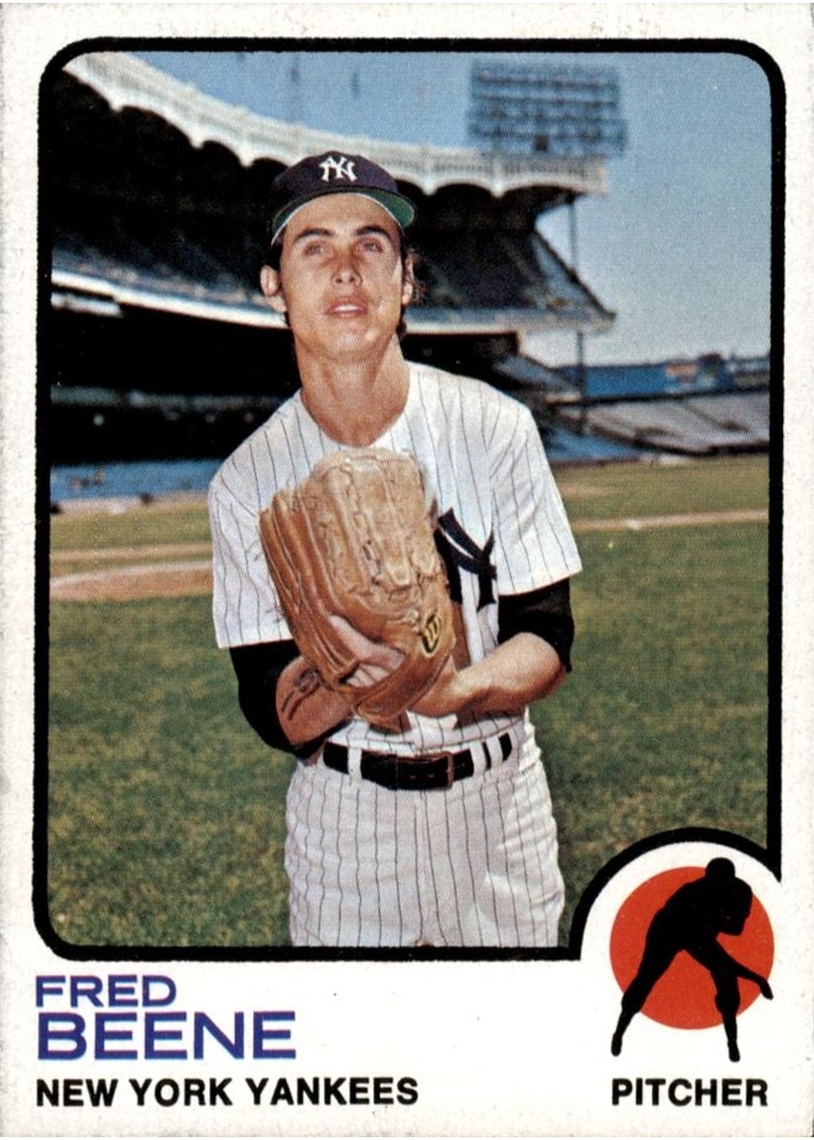 1973 Topps #573 Fred Beene, New York Yankees