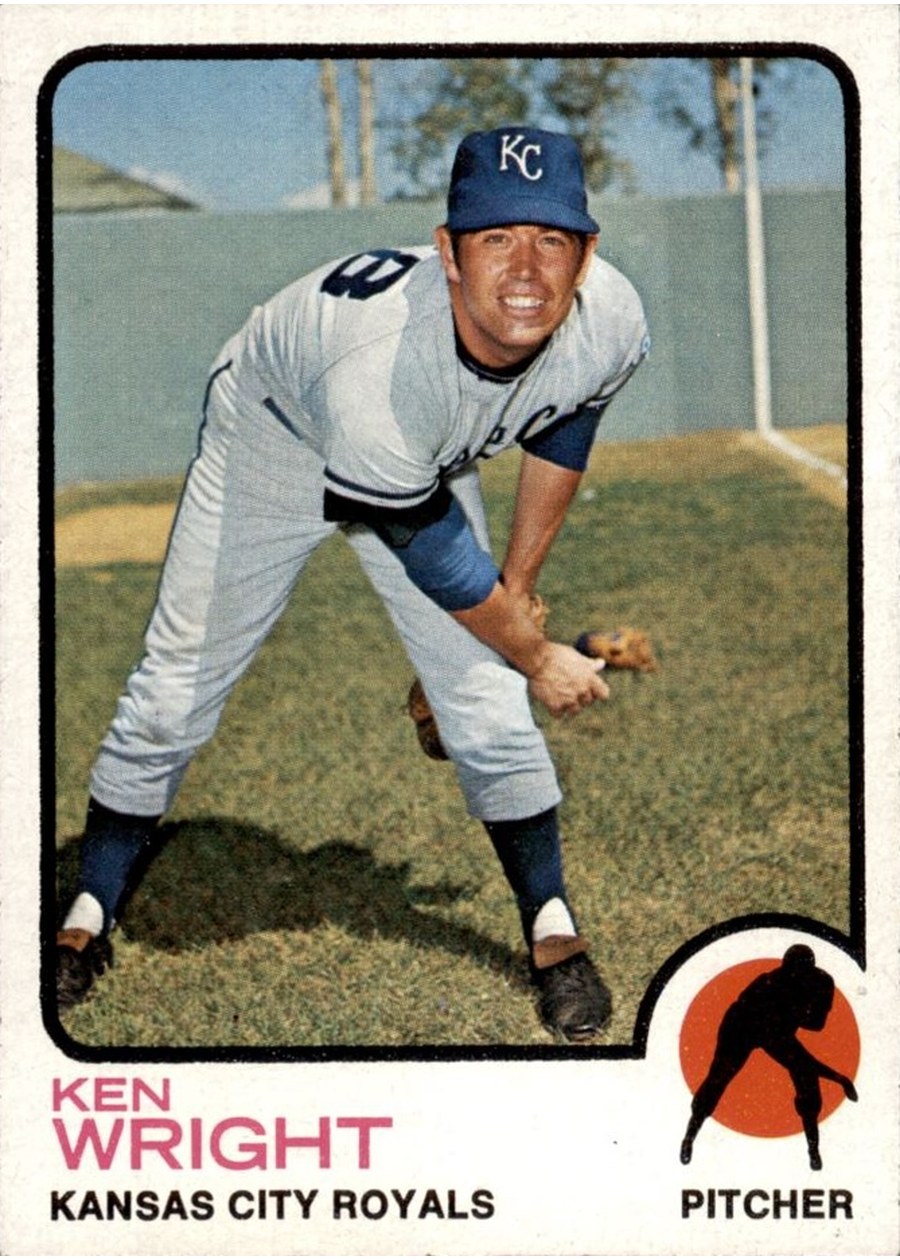 1973 Topps #578 Ken Wright, Kansas City Royals