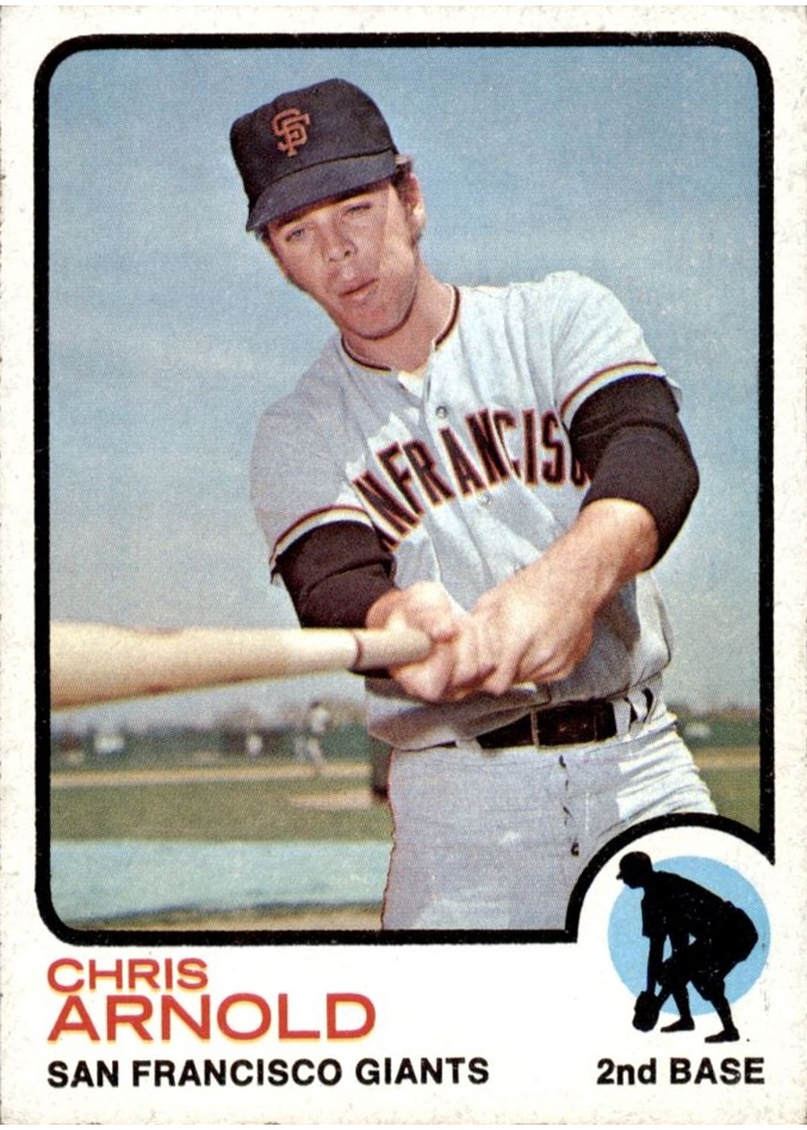 1973 Topps #584 Chris Arnold, San Francisco Giants