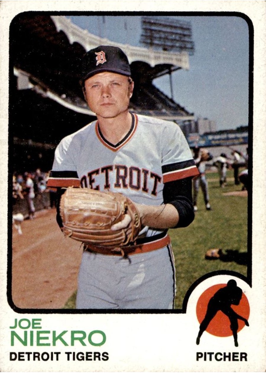 1973 Topps #585 Joe Niekro, Detroit Tigers