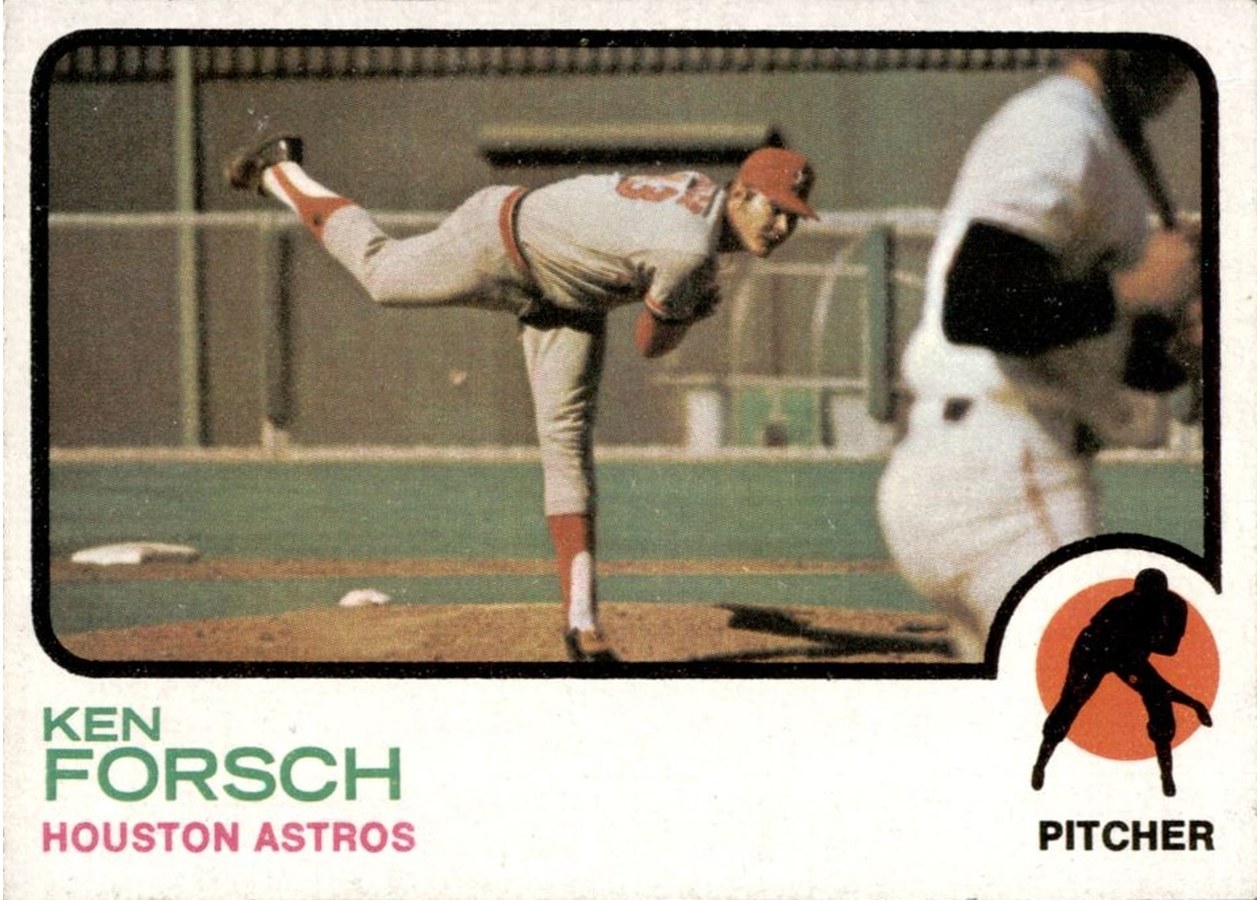 1973 Topps #589 Ken Forsch, Houston Astros