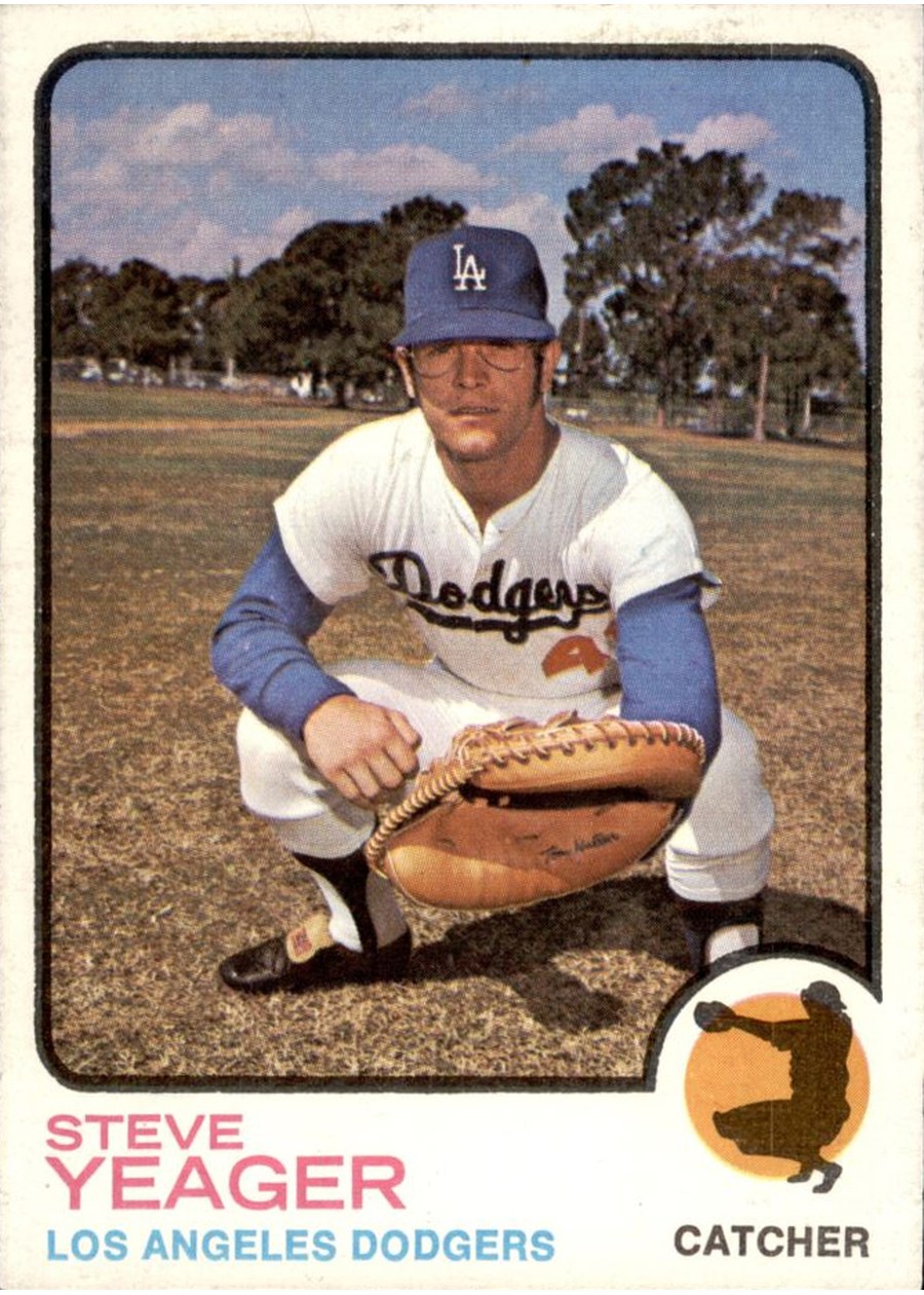 1973 Topps #59 Steve Yeager, Los Angeles Dodgers