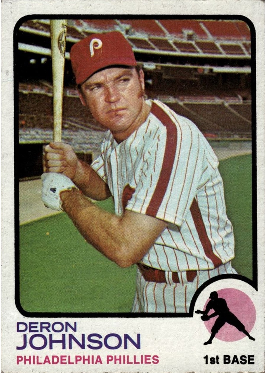 1973 Topps #590 Deron Johnson, Philadelphia Phillies