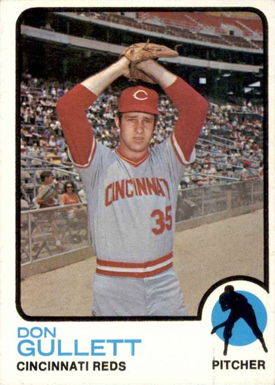 1973 Topps #595 Don Gullett, Cincinnati Reds