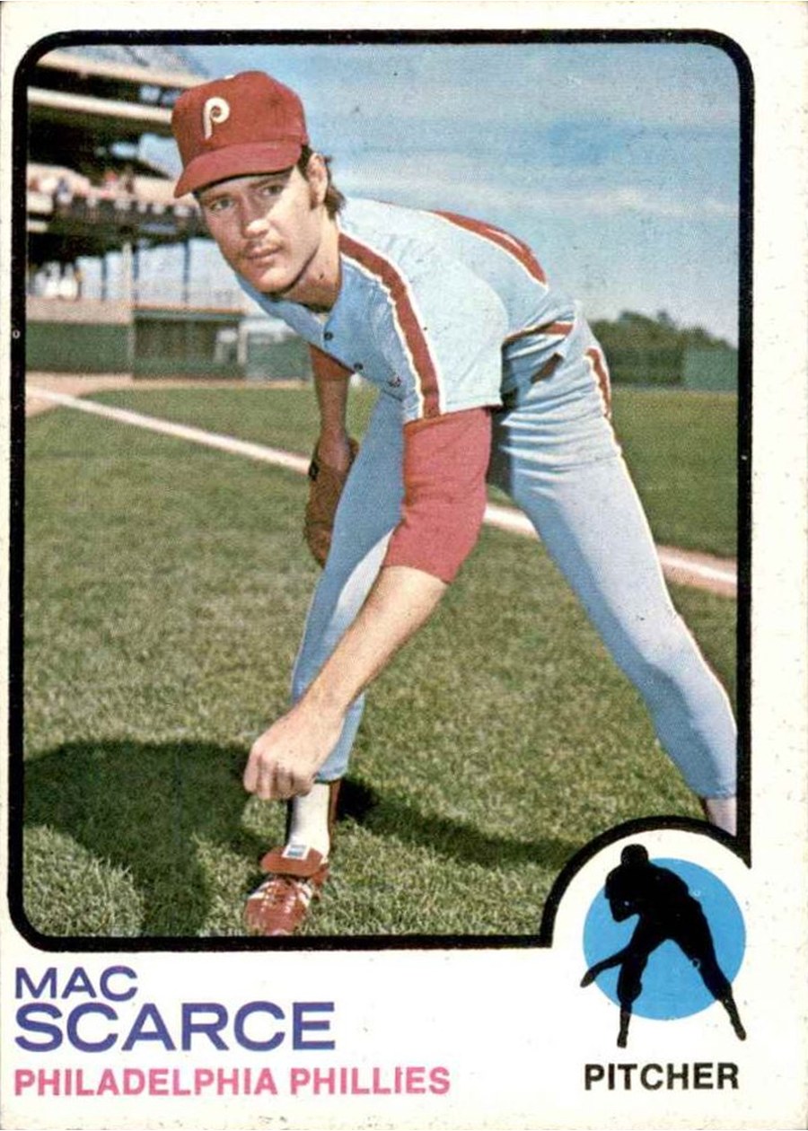 1973 Topps #6 Mac Scarce, Philadelphia Phillies