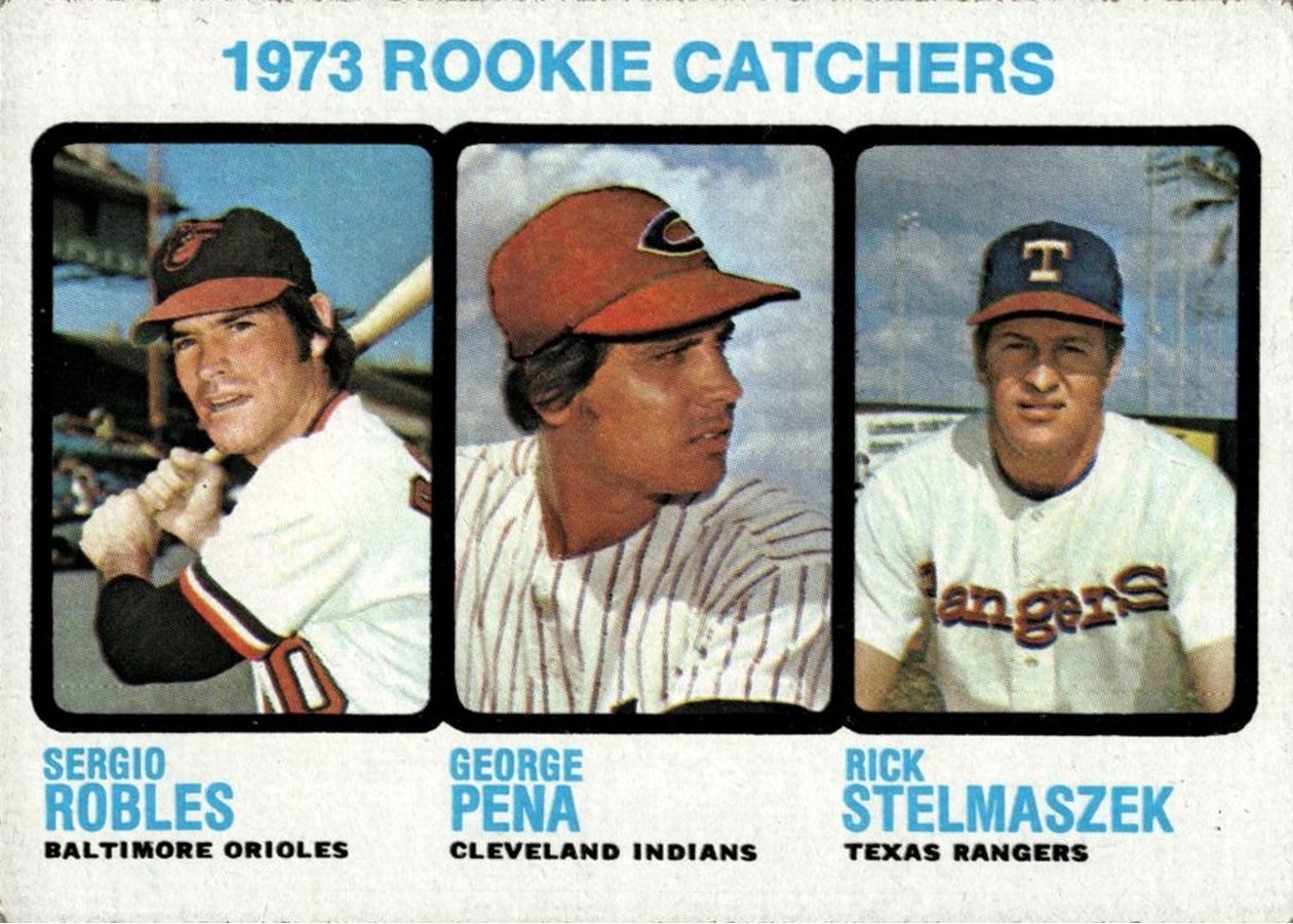 1973 Topps #601 1973 Rookie Catchers, Baltimore Orioles / Cleveland Indians / Texas Rangers