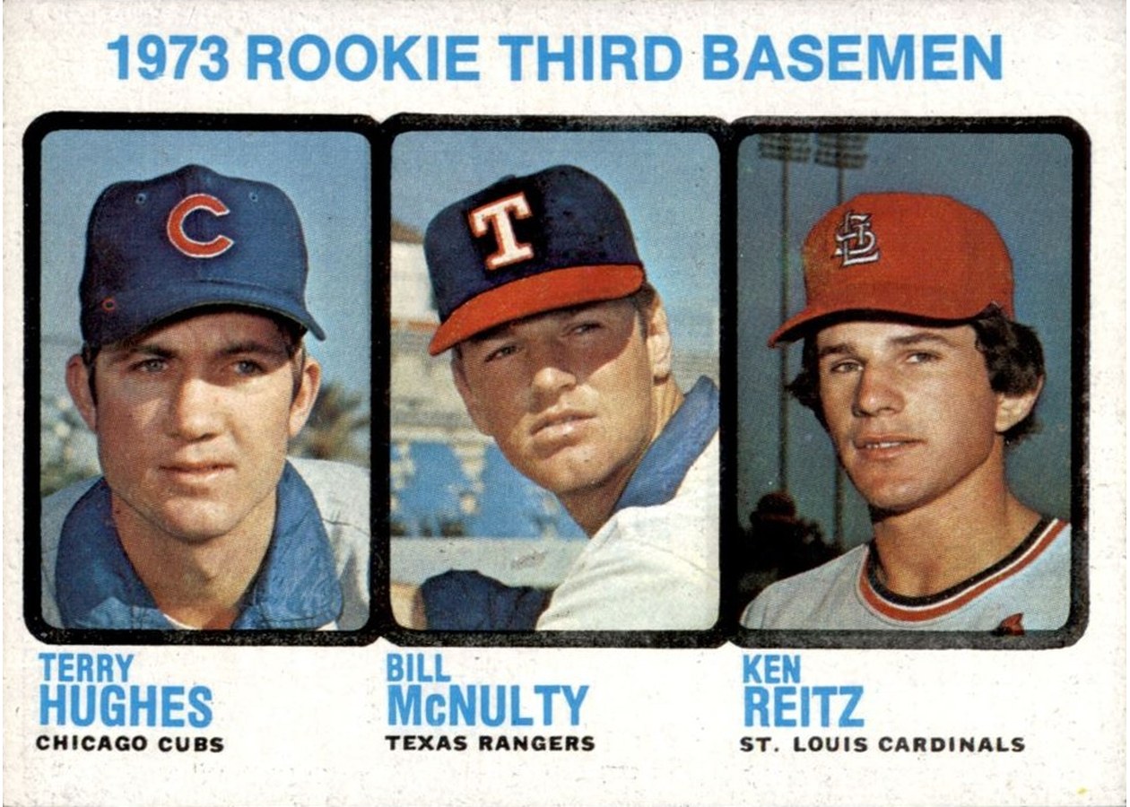 1973 Topps #603 1973 Rookie Third Basemen, Chicago Cubs / Texas Rangers / St. Louis Cardinals