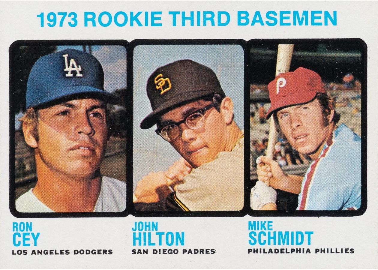1973 Topps #615 1973 Rookie Third Basemen, Los Angeles Dodgers / San Diego Padres / Philadelphia Phillies