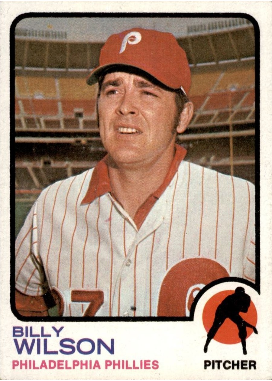 1973 Topps #619 Billy Wilson, Philadelphia Phillies