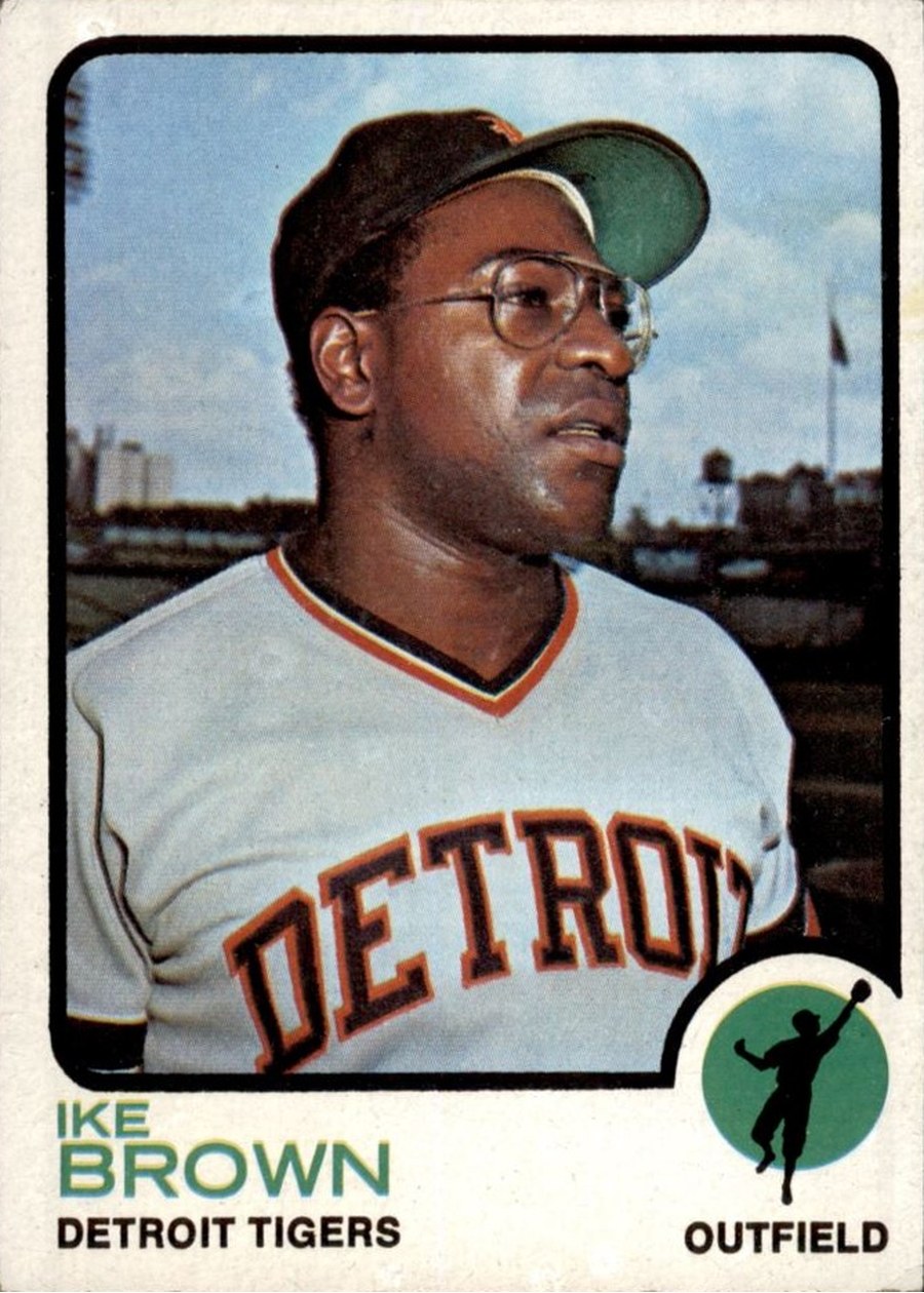 1973 Topps #633 Ike Brown, Detroit Tigers