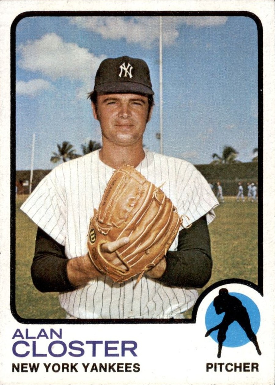 1973 Topps #634 Alan Closter, New York Yankees