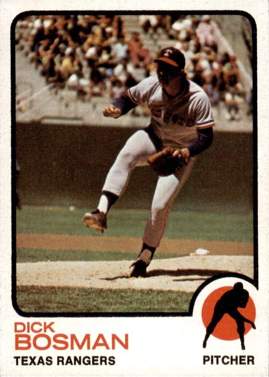 1973 Topps #640 Dick Bosman, Texas Rangers