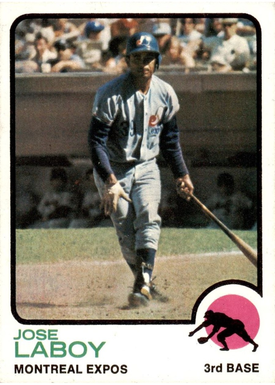 1973 Topps #642 Jose Laboy, Montreal Expos