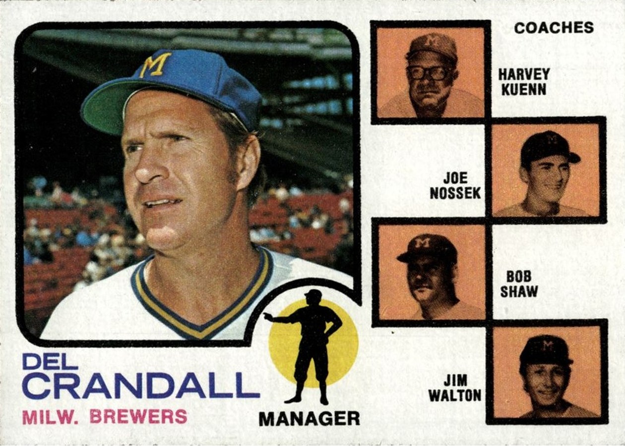 1973 Topps #646 Brewers Field Leaders, Milwaukee Brewers