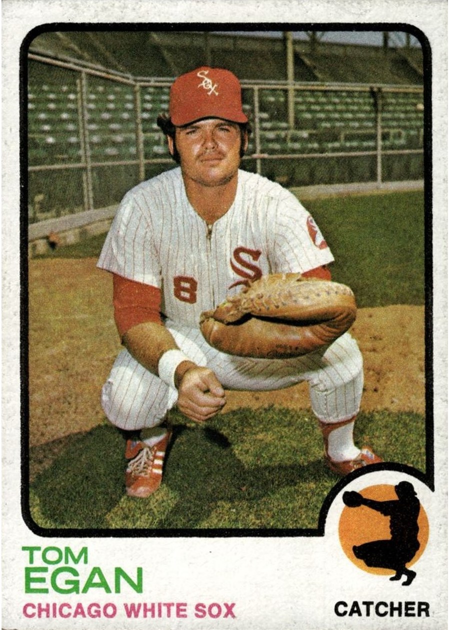 1973 Topps #648 Tom Egan, Chicago White Sox