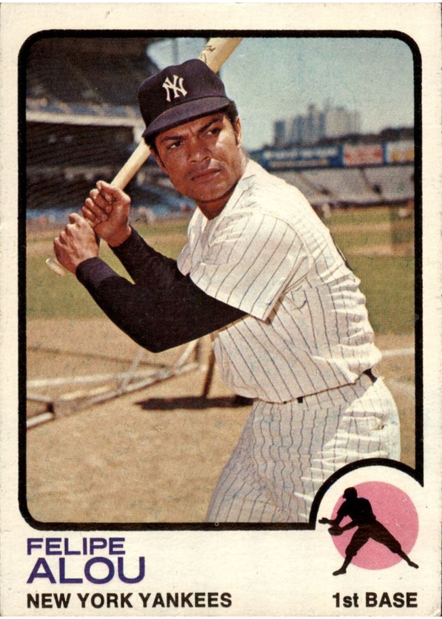 1973 Topps #650 Felipe Alou, New York Yankees