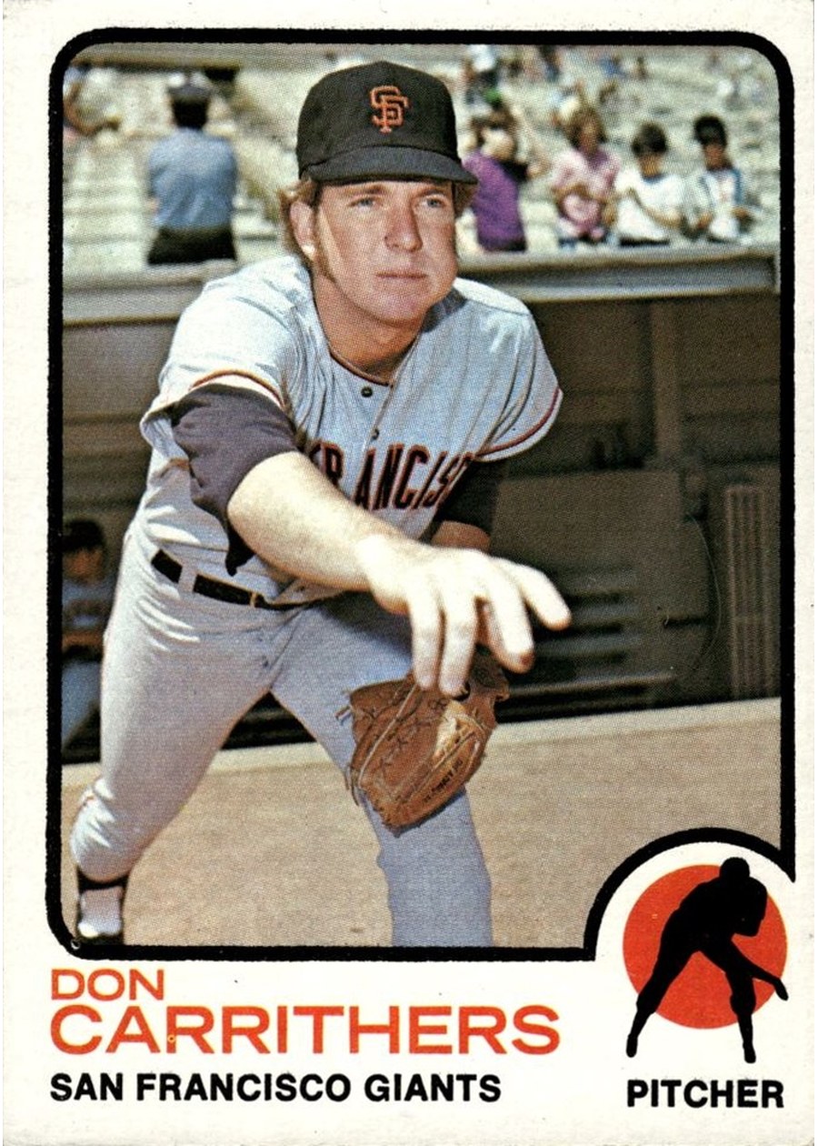 1973 Topps #651 Don Carrithers, San Francisco Giants