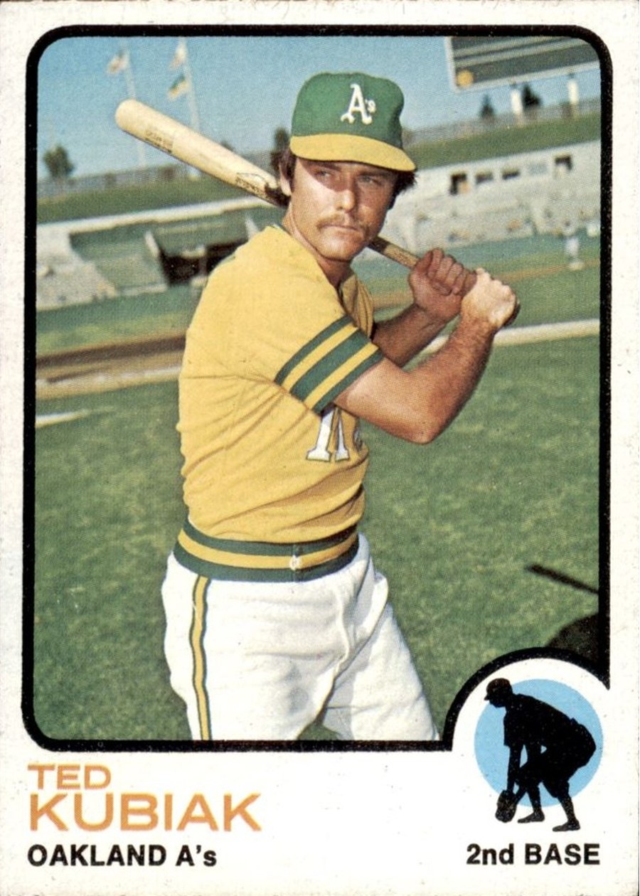 1973 Topps #652 Ted Kubiak, Oakland Athletics