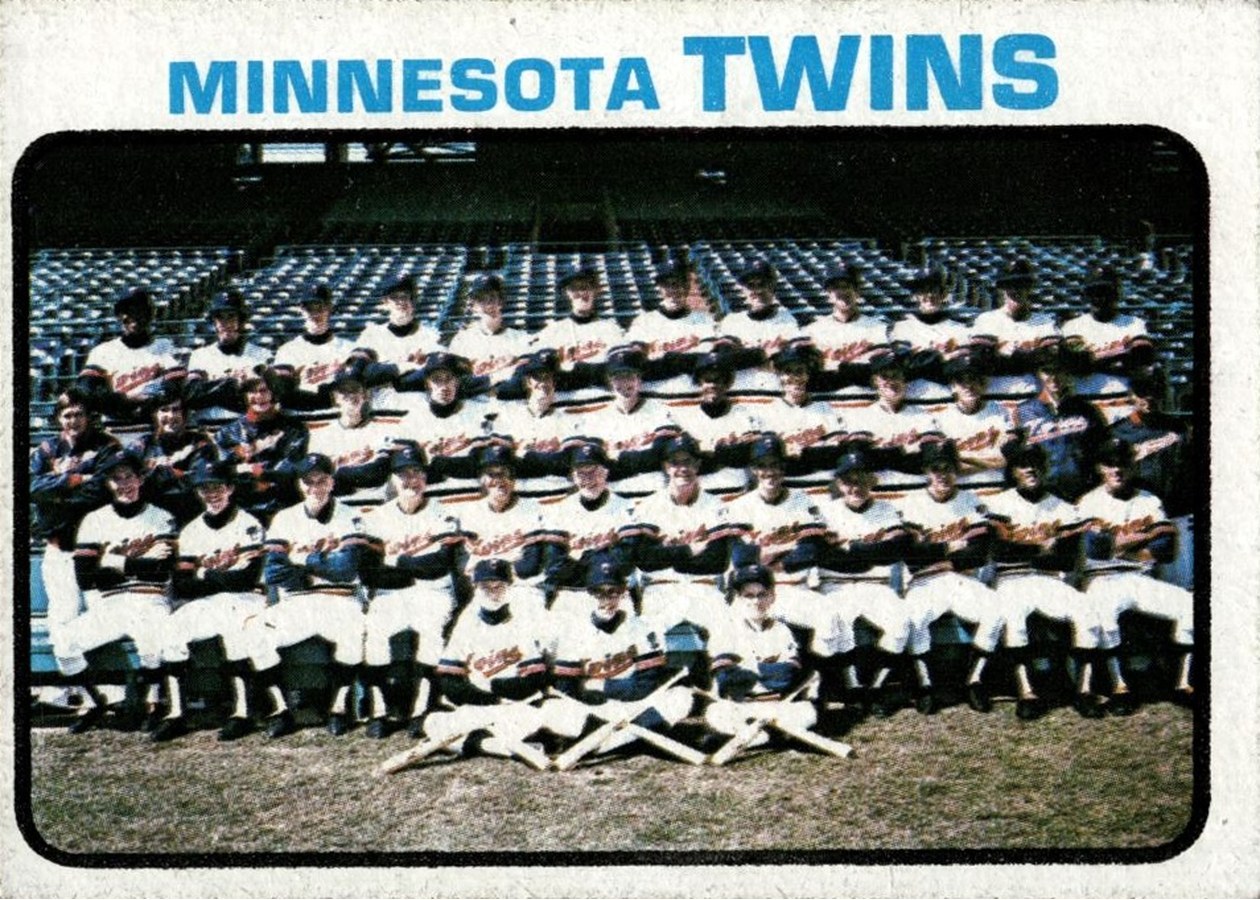 1973 Topps #654 Minnesota Twins