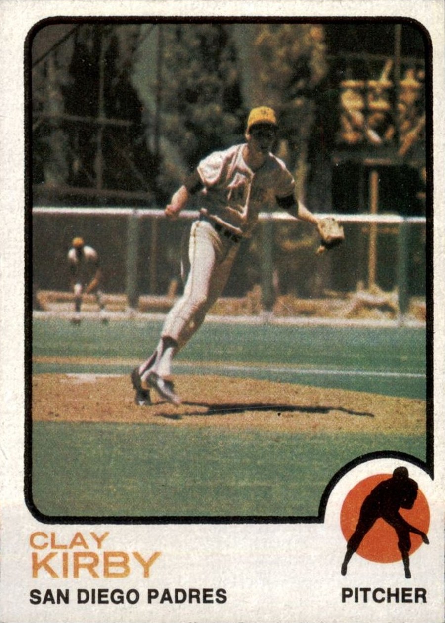 1973 Topps #655 Clay Kirby, San Diego Padres