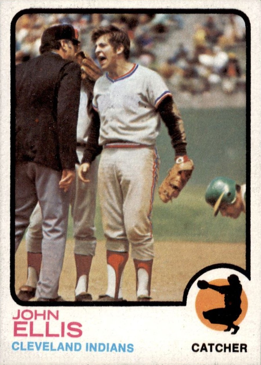 1973 Topps #656 John Ellis, Cleveland Indians