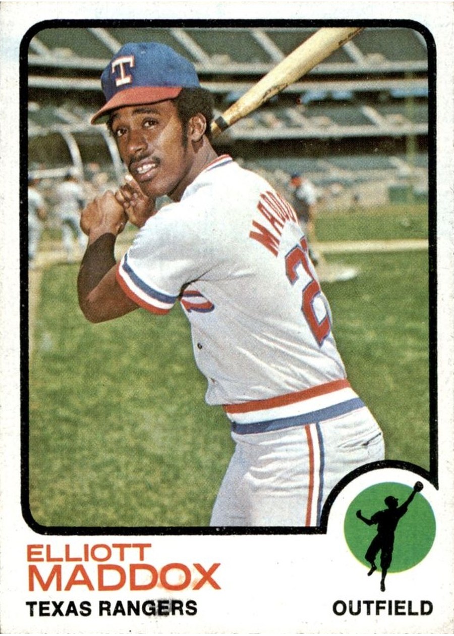 1973 Topps #658 Elliott Maddox, Texas Rangers