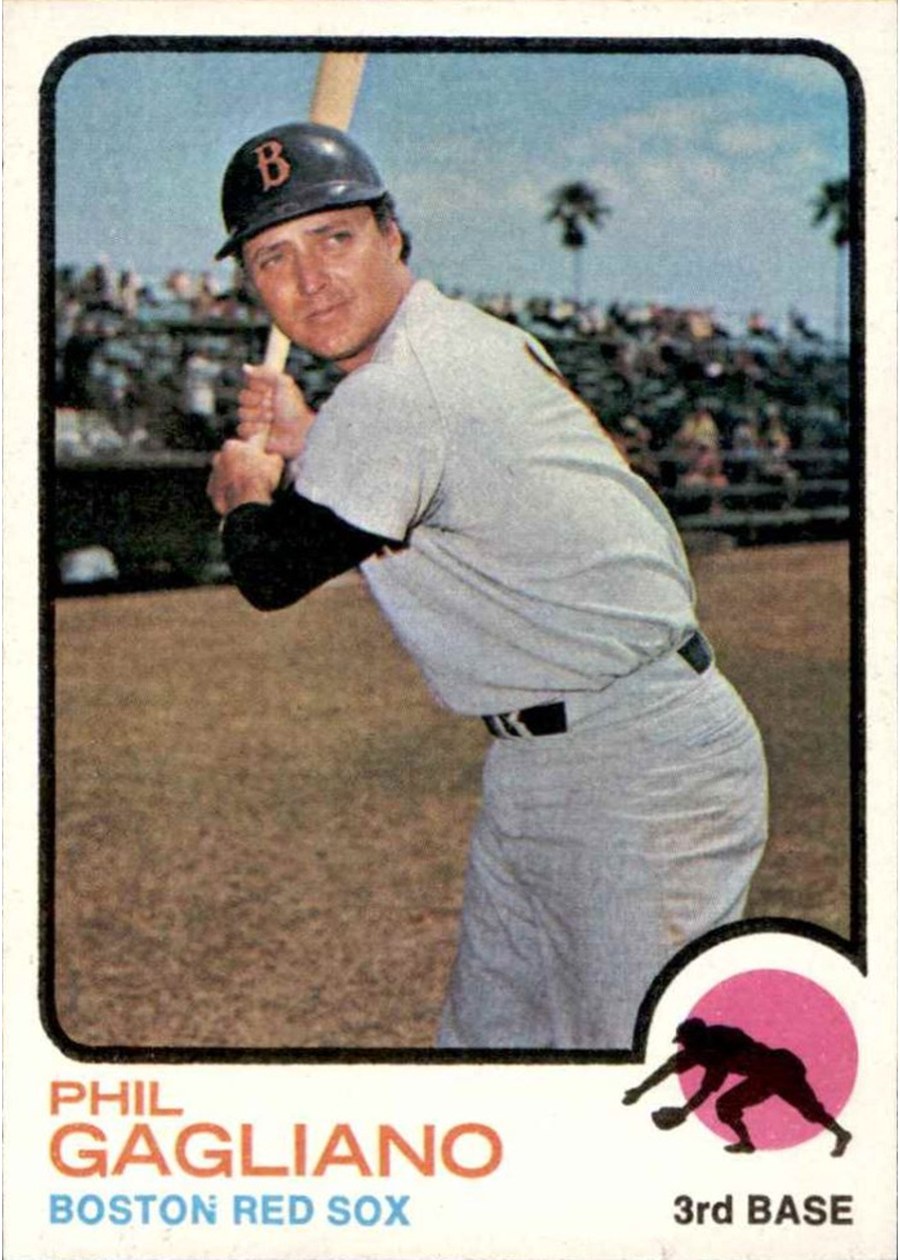 1973 Topps #69 Phil Gagliano, Boston Red Sox