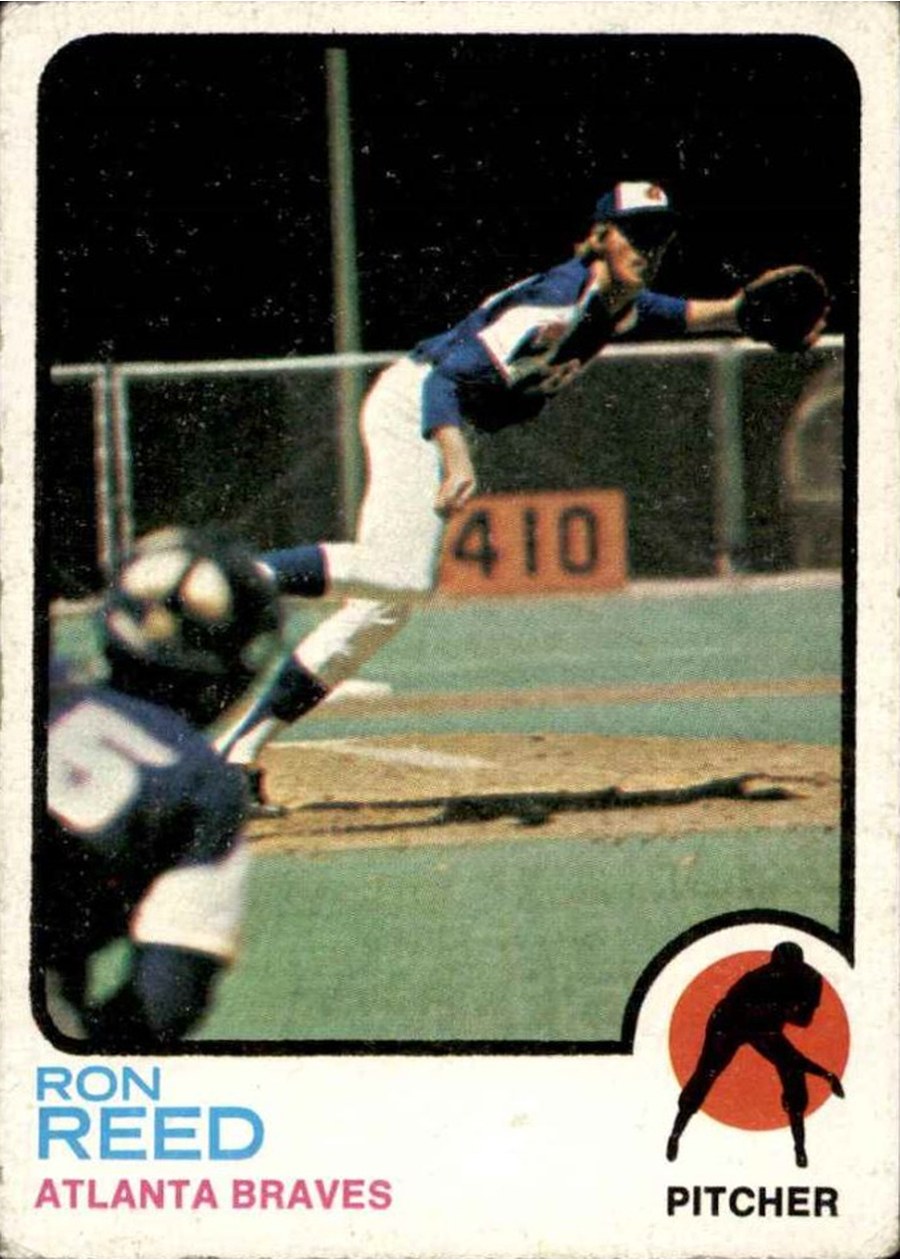 1973 Topps #72 Ron Reed, Atlanta Braves