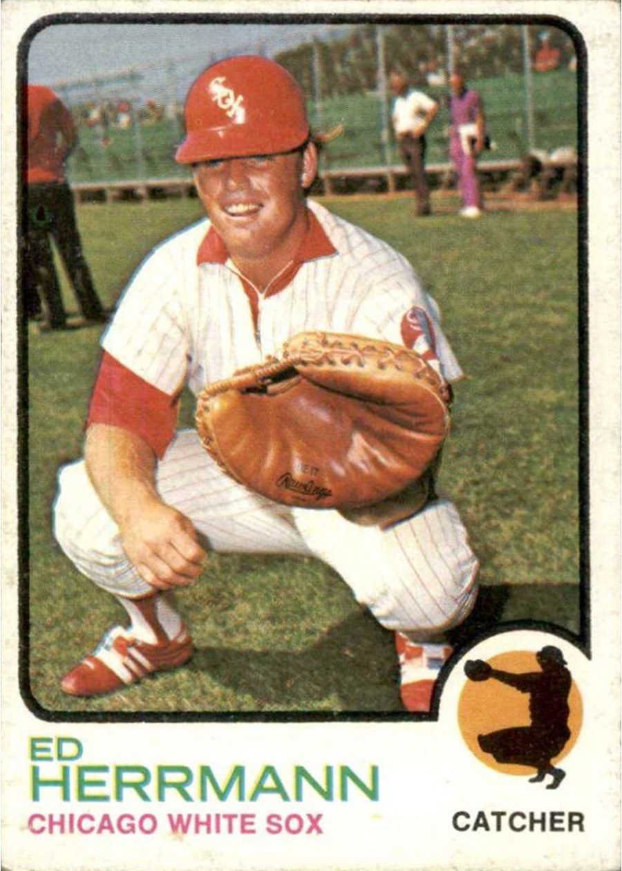 1973 Topps #73 Ed Herrmann, Chicago White Sox