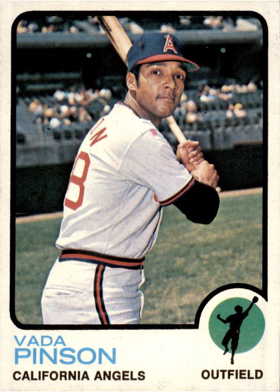 1973 Topps #75 Vada Pinson, California Angels