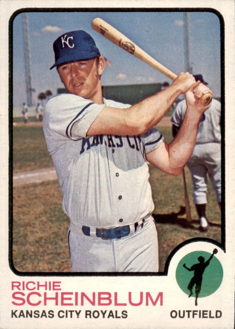 1973 Topps #78 Richie Scheinblum, Kansas City Royals