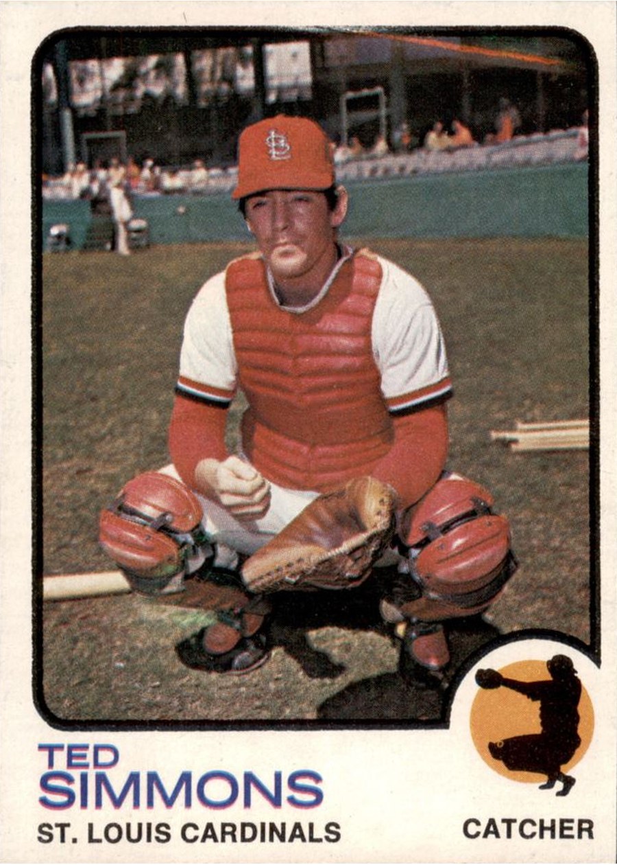 1973 Topps #85 Ted Simmons, St. Louis Cardinals