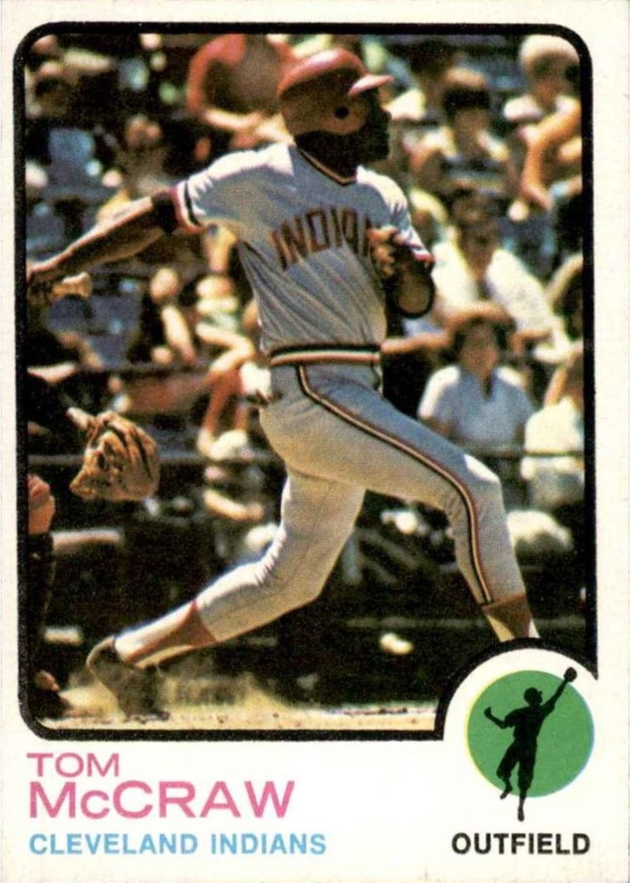 1973 Topps #86 Tom McCraw, Cleveland Indians
