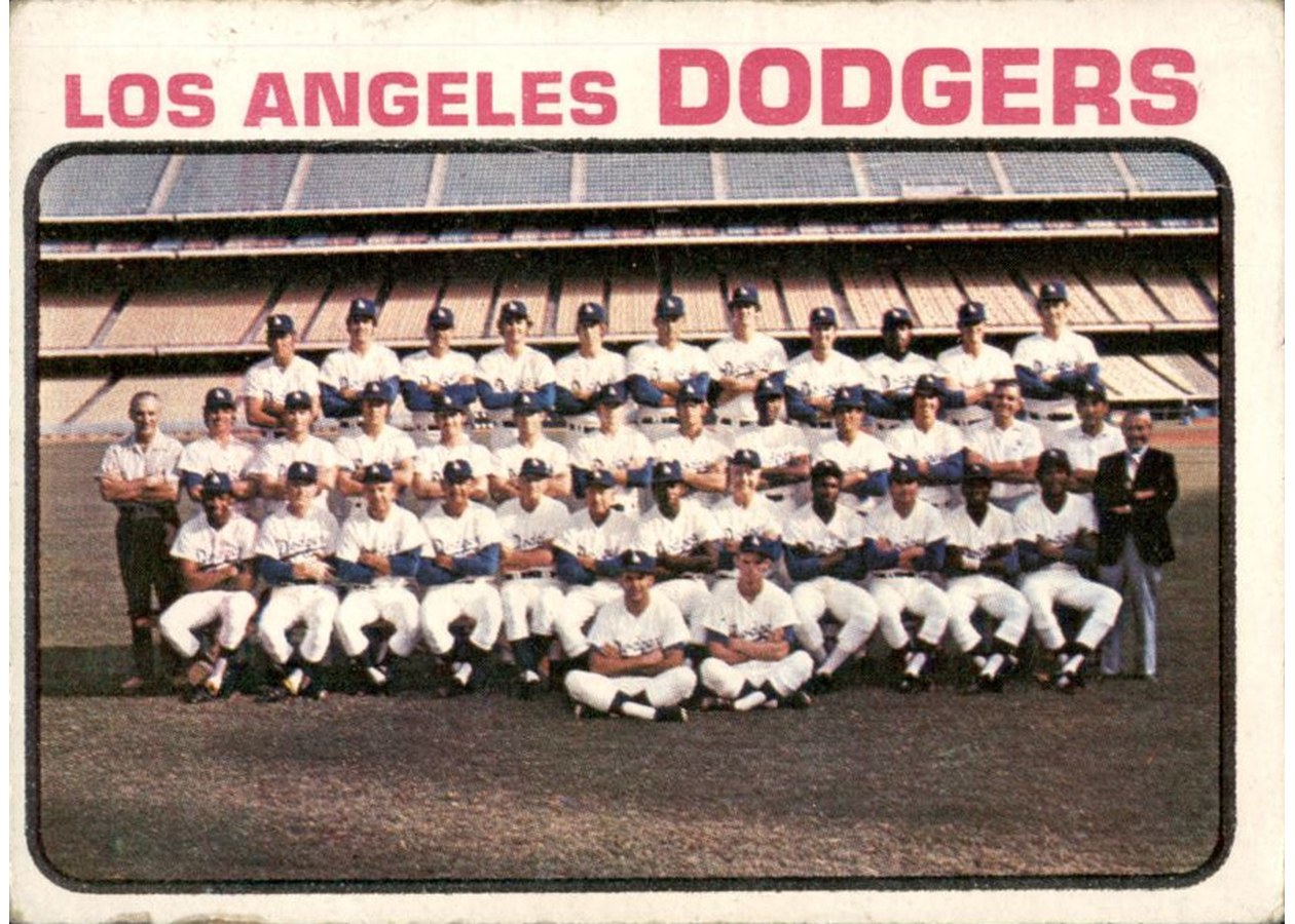 1973 Topps #91 Los Angeles Dodgers