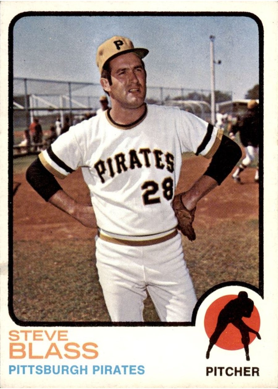 1973 Topps #95 Steve Blass, Pittsburgh Pirates