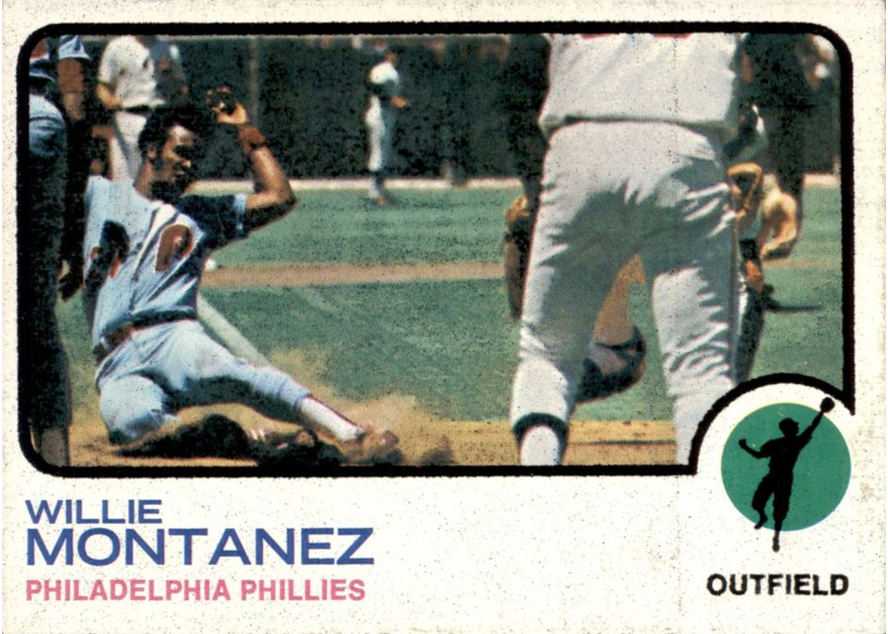 1973 Topps #97 Willie Montanez, Philadelphia Phillies