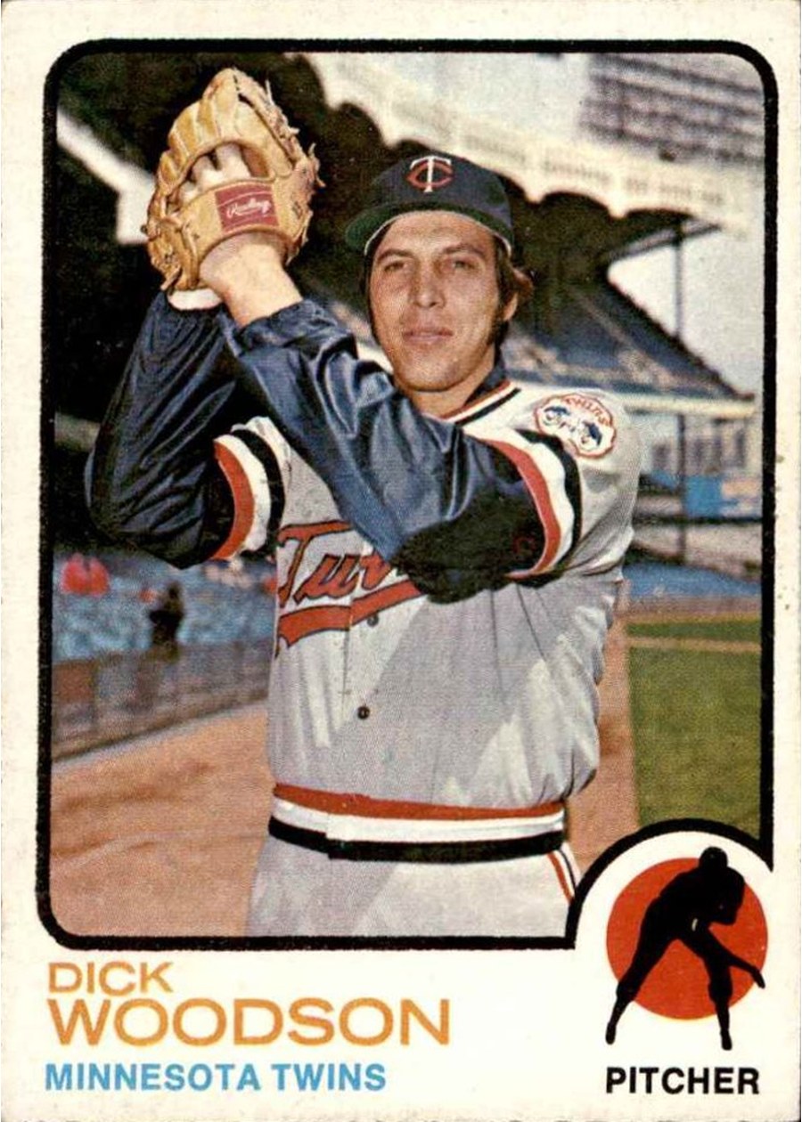 1973 Topps #98 Dick Woodson, Minnesota Twins