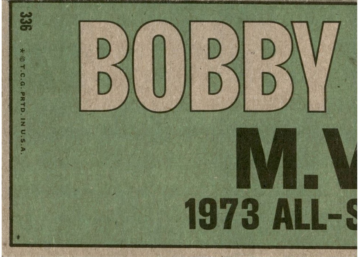1974 Topps #336 All-Star Left Fielders card back