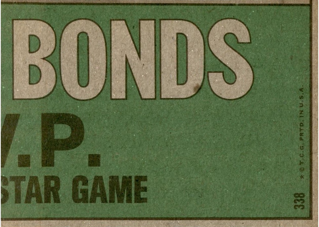 1974 Topps #338 All-Star Right Fielders card back